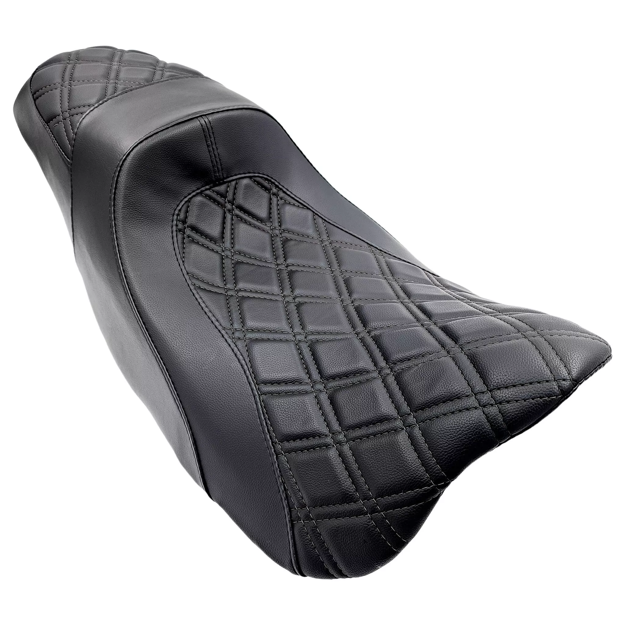 CMC LEVEL 2 UP BLK DIAMOND STITCH SEAT HARLEY BAGGERS 24-25