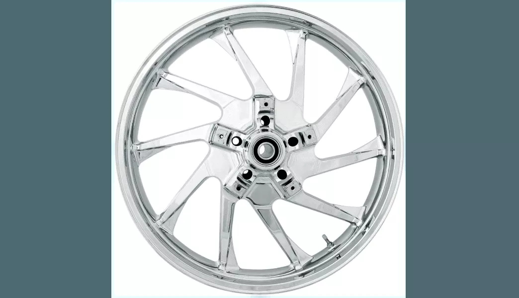 Coastal Moto Precision Cast 3D Hurricane Front and Rear Wheel Kit for '09-Up Harley Davidson Touring w/ABS - Black Cut