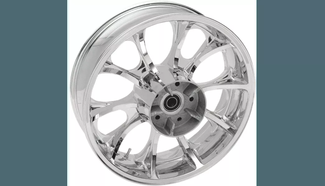 Coastal Moto Precision Cast 3D Largo Front and Rear Wheel Kit for '09-Up Harley Davidson Touring w/ABS - Black Cut