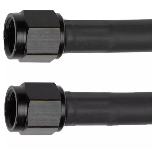 Coated Braided Line 60in #4 Hose -4 Straight/-4 Straight ALL48360