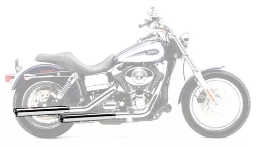 Cobra 3" Chrome Slip-On Mufflers w/Chrome Tips (6003)