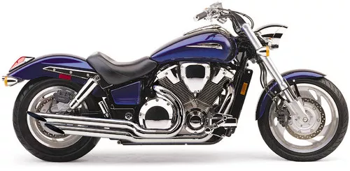 Cobra Angled Slash Cut Hot Rod Chrome Exhaust System (1675SC)