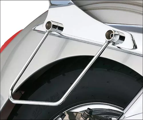 Cobra Chrome Saddlebag Support Bars (02-6241)