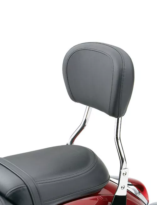 Cobra Round Short 14" Chrome Sissy Bar Backrest (02-8611)