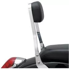 Cobra Square Mini 11" Chrome Sissy Bar Passenger Backrest (02-4968)