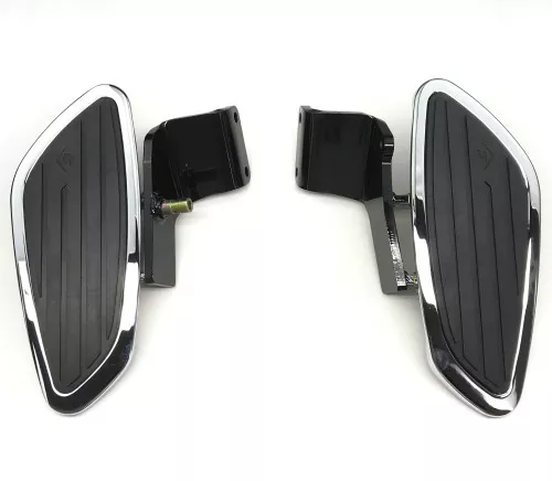 Cobra Swept Front Chrome Floorboards for '04-09 Honda VTX1300C (06-4137)