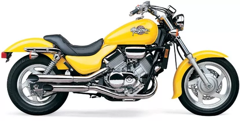 Cobra USA Slash-Cut Slip-On Mufflers for 1994-03 Honda VF750 Magna – Chrome – 1164SC