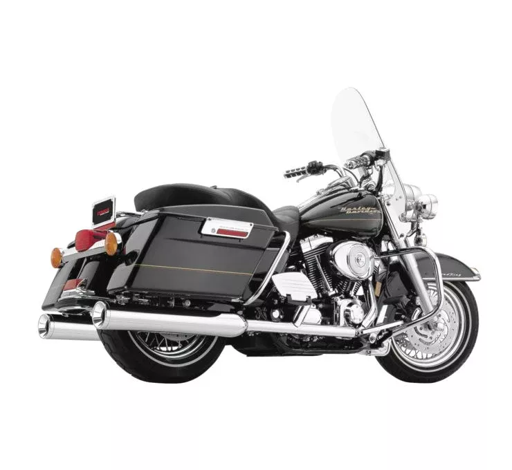 Cobra USA True Dual Headers for 1995-06 Harley FLH/ FLT Models - Chrome - 6250