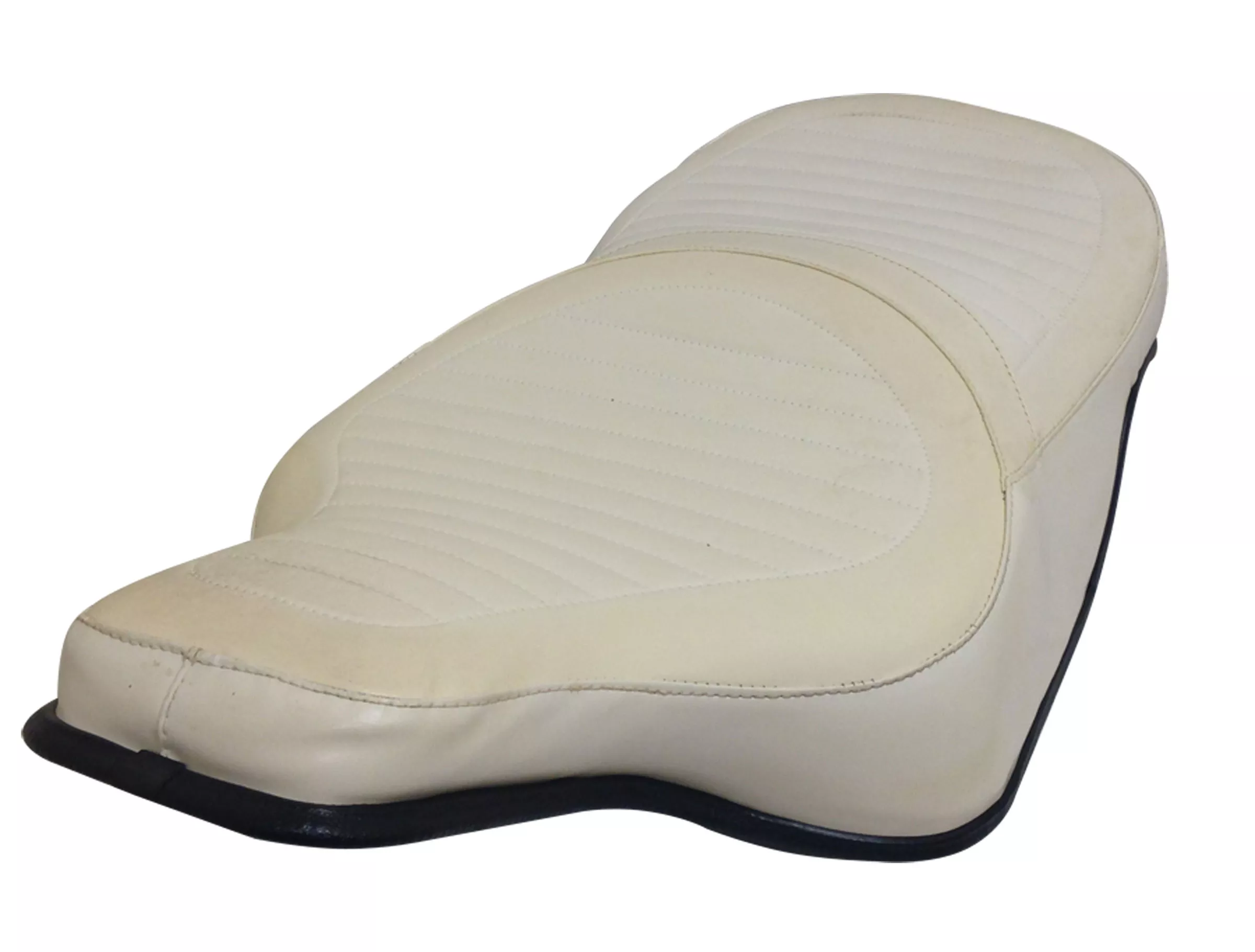 Comfort Flex Seat (White) Harley-Davidson Big Twins 74"