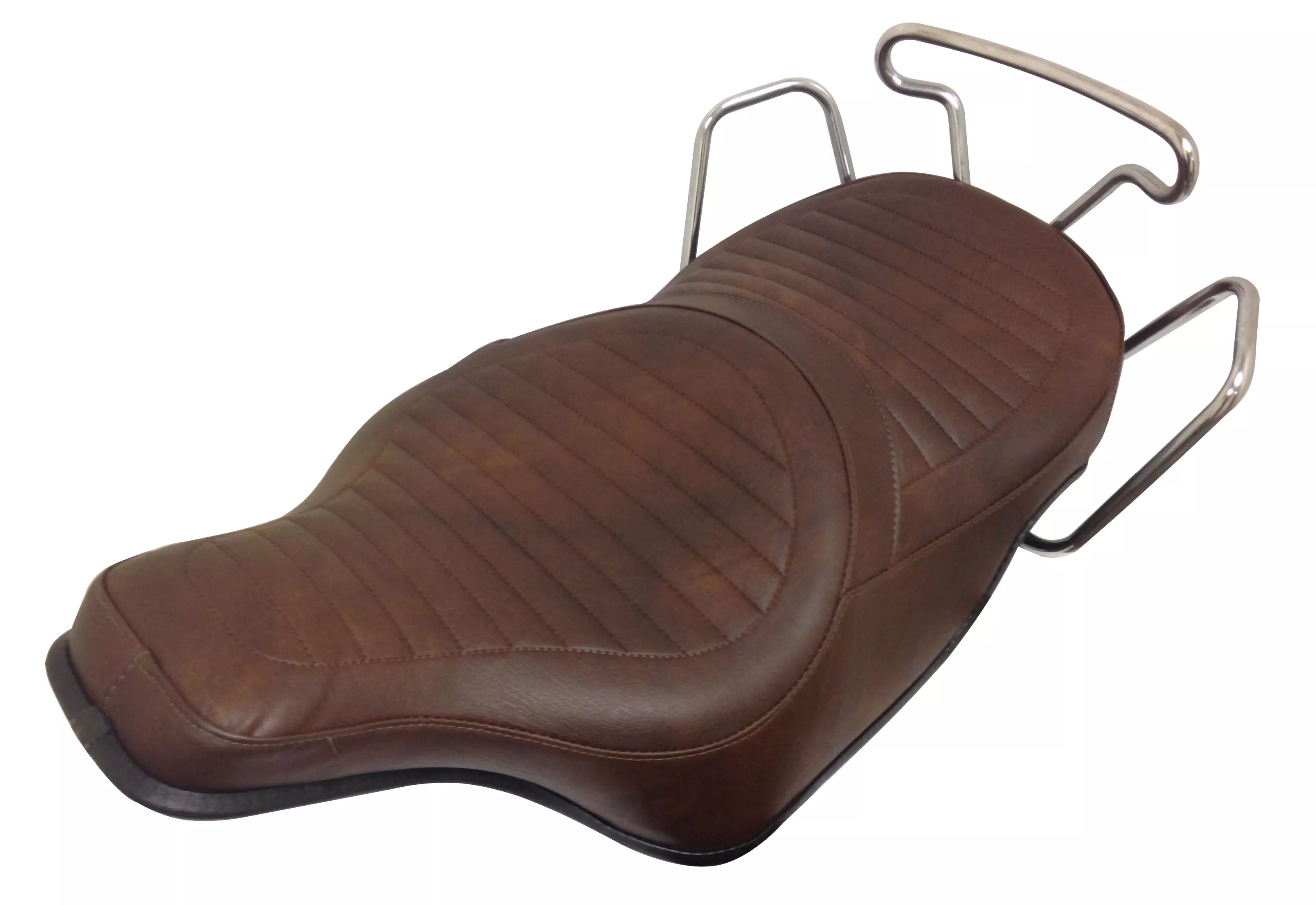 Comfort Flex Seat with Hand RailBrown | Harley-Davidson Big Twins 74"