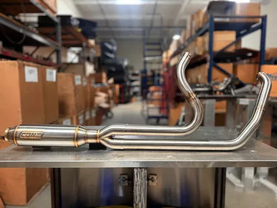 CONE PERFORMANCE 2:1 JESSE PERF EXHAUST HARLEY BAGGER 17-26