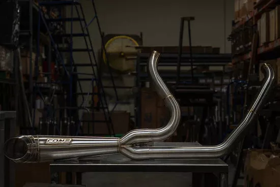 CONE PERFORMANCE 2:1 TURNOUT PERF EXHAUST HARLEY BAGGER 17-26