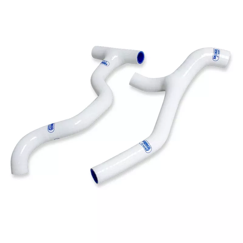 COOLANT HOSE 2 PIECE KIT WHITE 24-26 TRIUMPH TF250-X, SAMCO SPORT TRI-23-WH