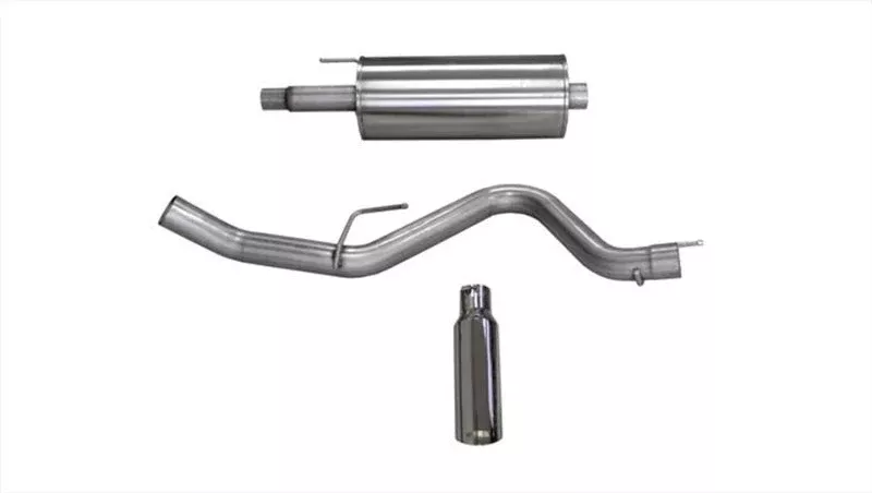 Corsa Performance 15-17 Ford F-150 5.0L V8 Cat-Back Single Side Exit w/ 4.0in Polished