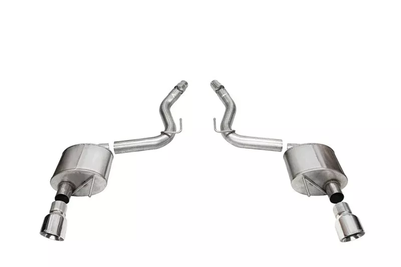 CORSA Performance Corsa 2024 Ford Mustang Sport Axle-Back Dual Rear Exit with 4.5in Polished Pro-Series Tips 21252