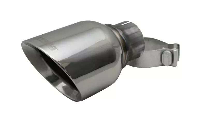 Corsa Performance Single Universal 2.5in Inlet / 4.5in Outlet Polished Pro-Series