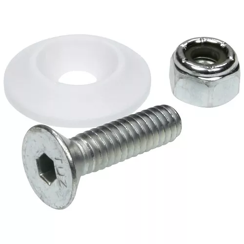 Countersunk Bolt Kit White 10pk ALL18681