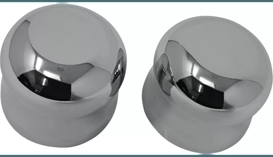 Covingtons Customs Smooth Front Axle Caps for '08-23 Harley Davidson Touring and Trikes, '07-17 FXS/​FXST/​FLS/​FLST (EXCEPT FXSTS/​FLSTSB), '10-17 FXDWG - Black