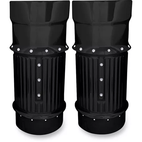 Covingtons Dimpled Fork Bellows Slider Covers for 2014-2021 Harley Touring