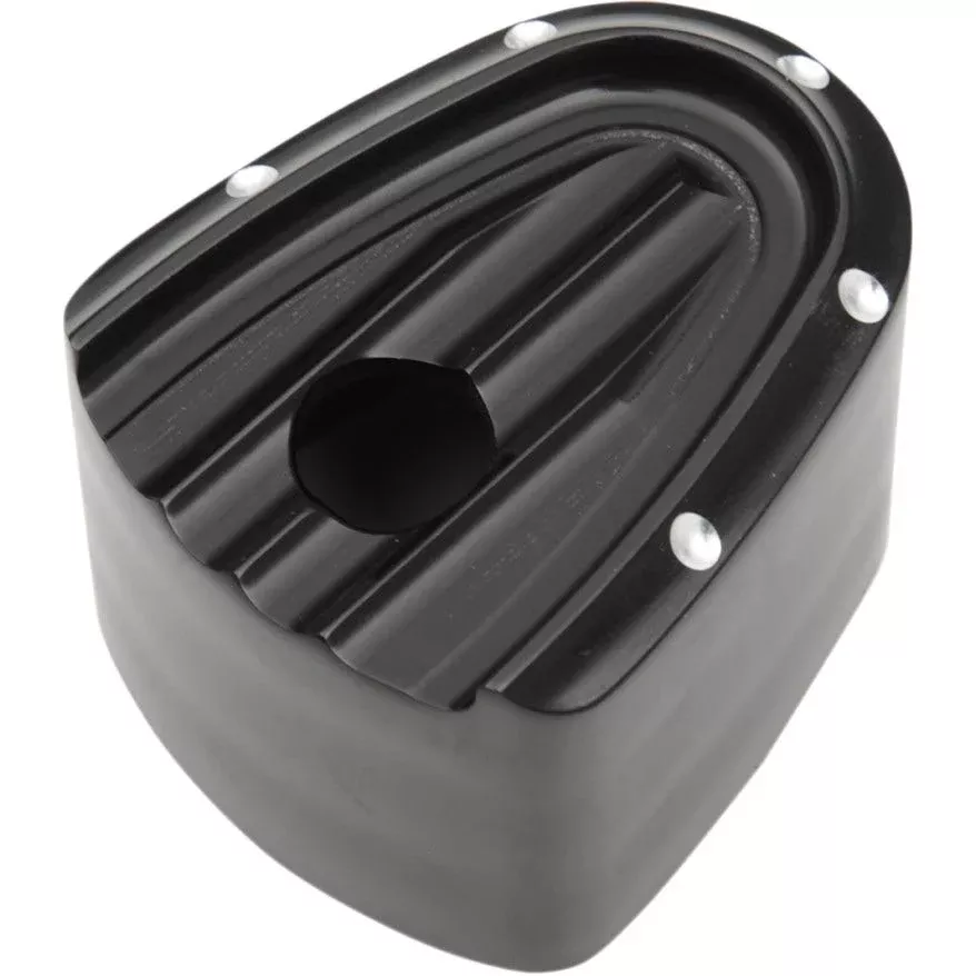 Covingtons Dimpled Gloss Black Ignition Switch Knob Cover Harley 93-06 FLH/T