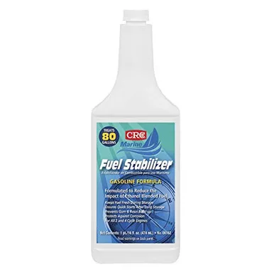 CRC Industries 06161 Marine Gasoline Fuel Stabilizer – 8 FL. Oz., High Potency