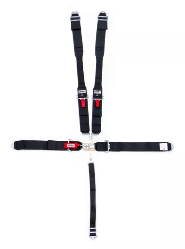 Crow 5-Pt Harness Small Latch Blk Hans Bolt In Pull Do 11004DB