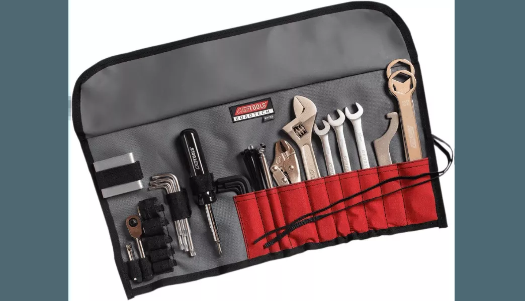 CruzTools Roll Up RoadTech IN2 Tool Kit for Indian Models