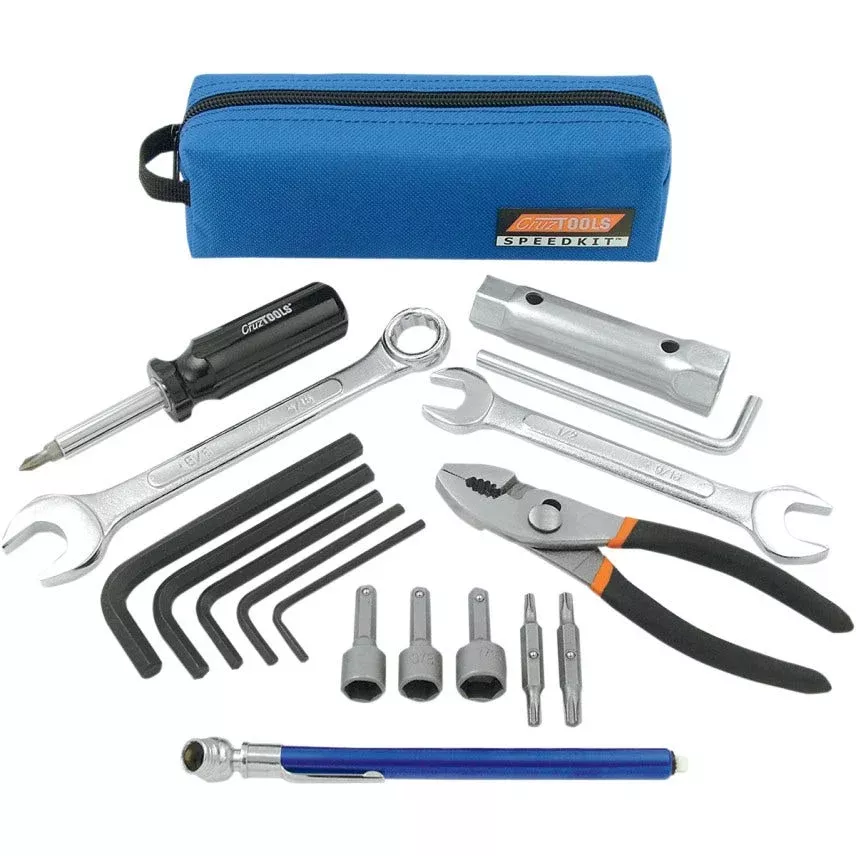 CruzTools Speedkit Speed Kit For Harley HD Tool Kit w/ Pouch SKHD