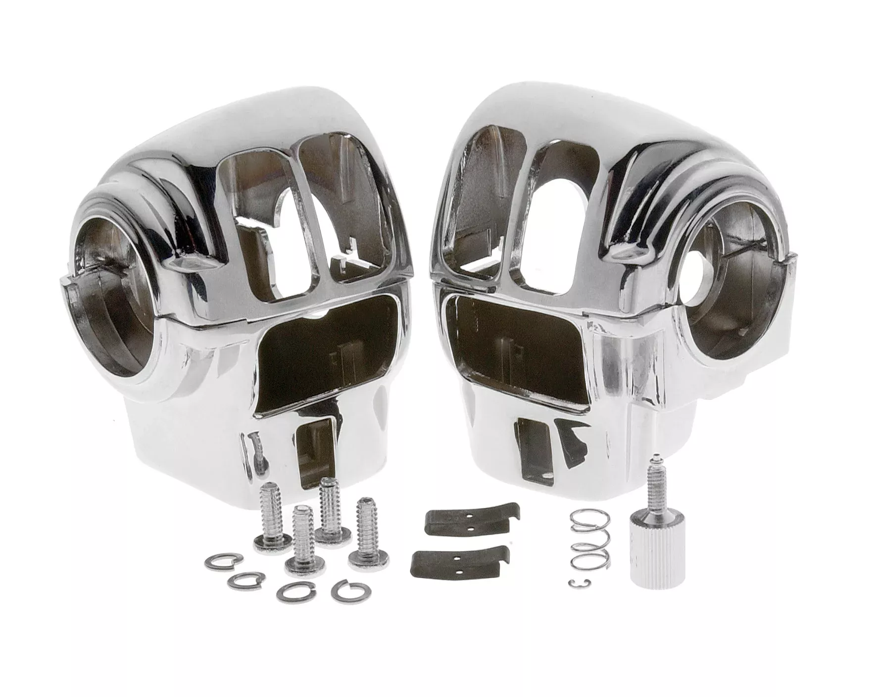 Custom Chrome Handlebar Switch HousingsHarley Touring Models 96-06 Radio Only