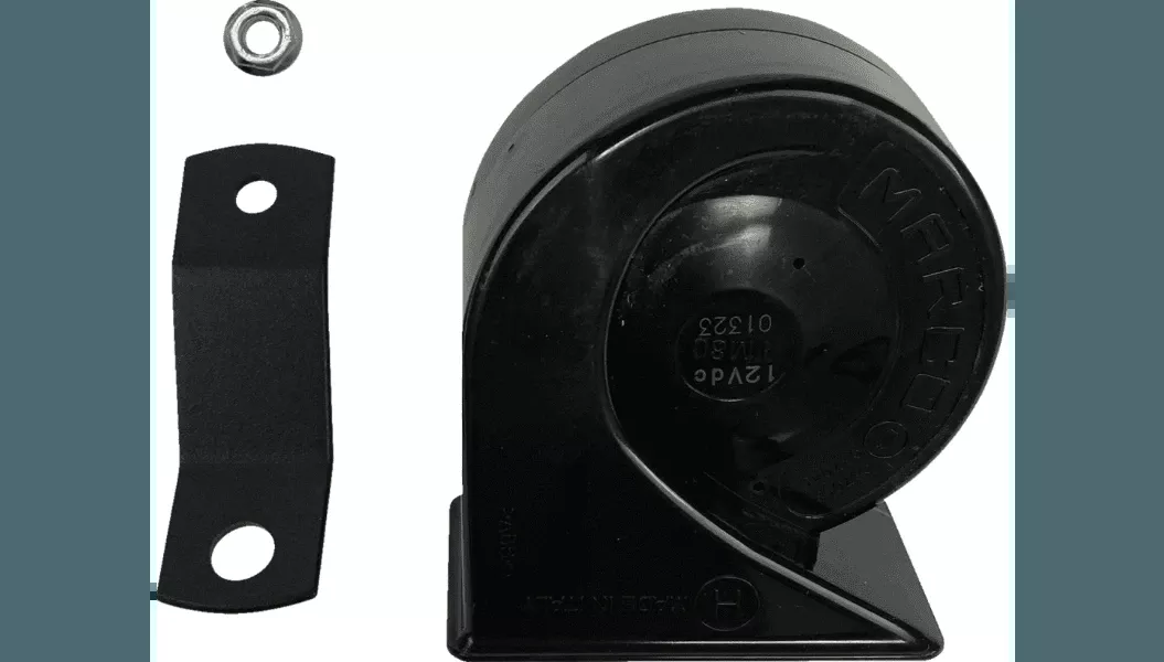 Custom Dynamics 109 db Electromagnetic Dual Horn Kit for '18-Up Harley Davidson Softail Models