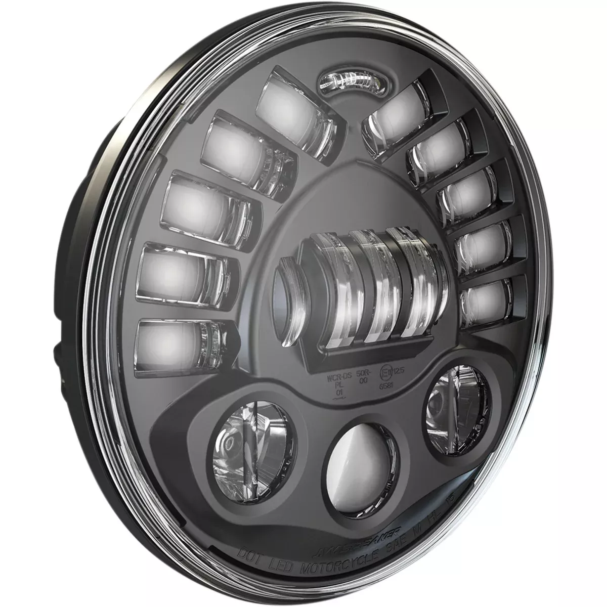 CUSTOM DYNAMICS 2001-2136 PB-7PA-B ProBEAM 7” Adaptive Headlamp – Adaptive Headlight with Mount – Black