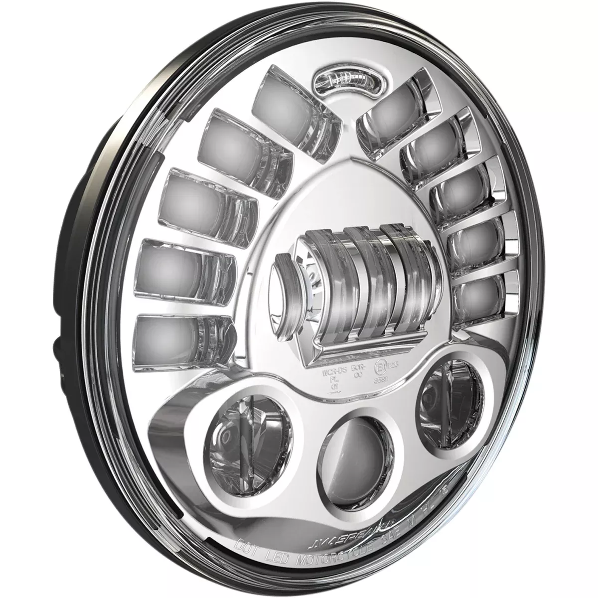 CUSTOM DYNAMICS 2001-2137 PB-7PA-C ProBEAM 7” Adaptive Headlamp – Adaptive Headlight with Mount – Chrome