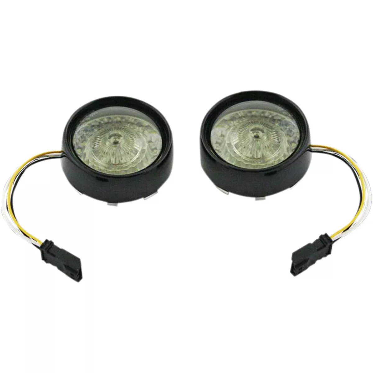 CUSTOM DYNAMICS 2020-1592 PB-BB-AW-JAEBS ProBEAM Ringz Bullet Bezel LED Turn Signal – JAE CVO – Gloss Black – Smoke Lens