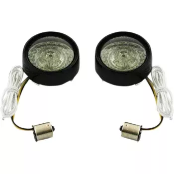 Custom Dynamics Bullet Bezel Turn Signal Assembly - PB-BB-AW-1156BS For Harley Motorcycles 2001-2025