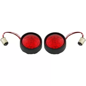 Custom Dynamics Bullet Bezel Turn Signal Assembly - PB-BB-RR-1157BR For Harley Motorcycles 2007-2025