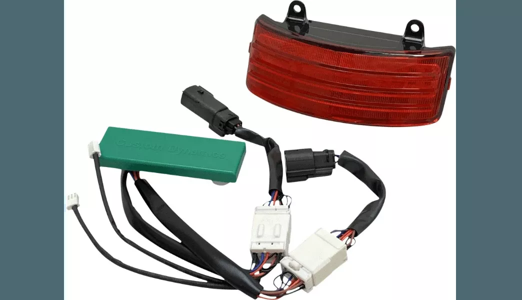 Custom Dynamics Dual-Intensity LED TriBar Taillight for '06-09 Harley Davidson Street Glide FLHX