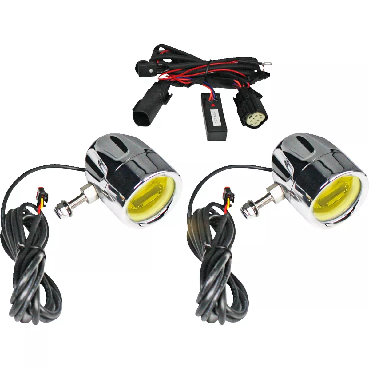 Custom Dynamics Fog Light – PB-FOG-BCM-YC For Harley Touring 2014-2025