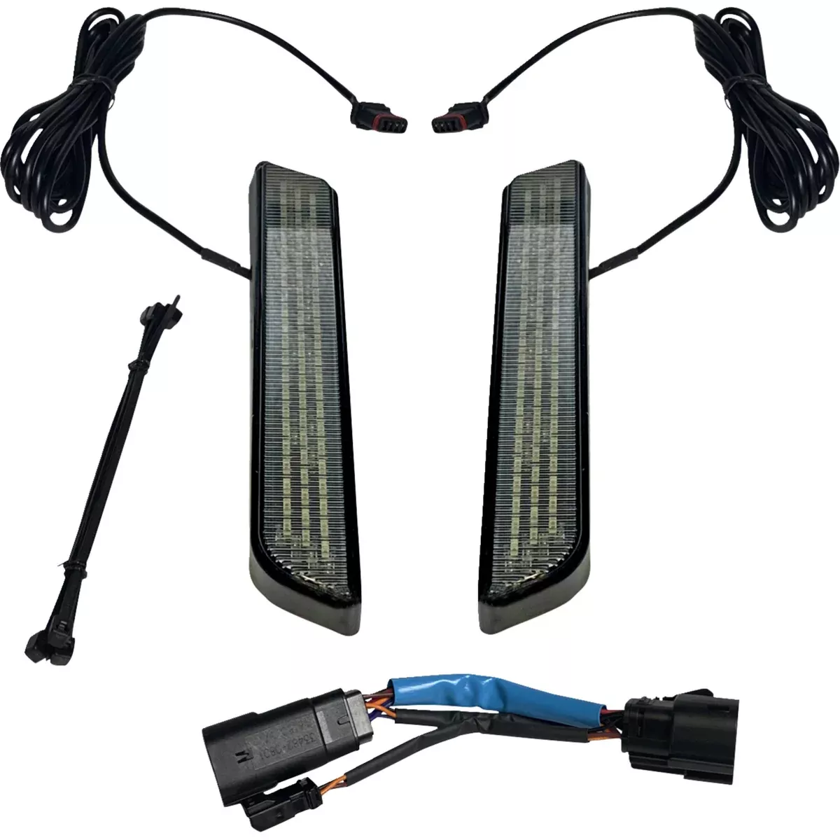 Custom Dynamics Fork Light - CD-FORK-SS8-SB For Harley Touring 2009-2013