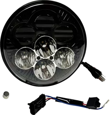 CUSTOM DYNAMICS Headlight - Shark Demon - LED - Color Changing SD2-7-14