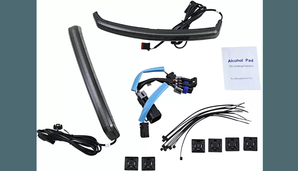 Custom Dynamics LED Saddlebag Lights for Indian Challenger Models - Smoke Lens