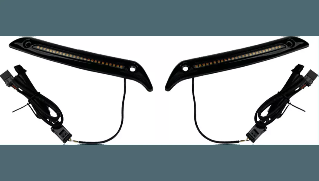 Custom Dynamics LED Windshield Trim for ’22-26 Harley Davidson Lowrider FXLRST Models (Select Finish)