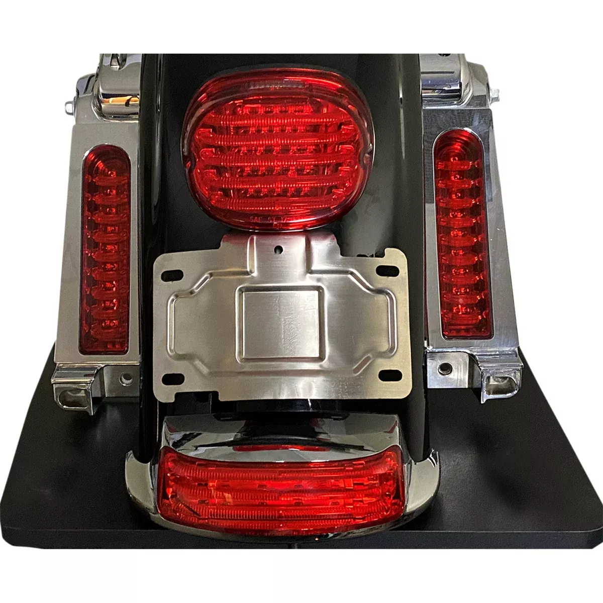 Custom Dynamics License Plate Mount Kit - CD-TLLP-KIT-C For Harley Touring 2014-2024