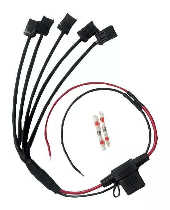 Custom Dynamics Multi-Light 5-to-1 Shark Demon Fog Light Wire Harness
