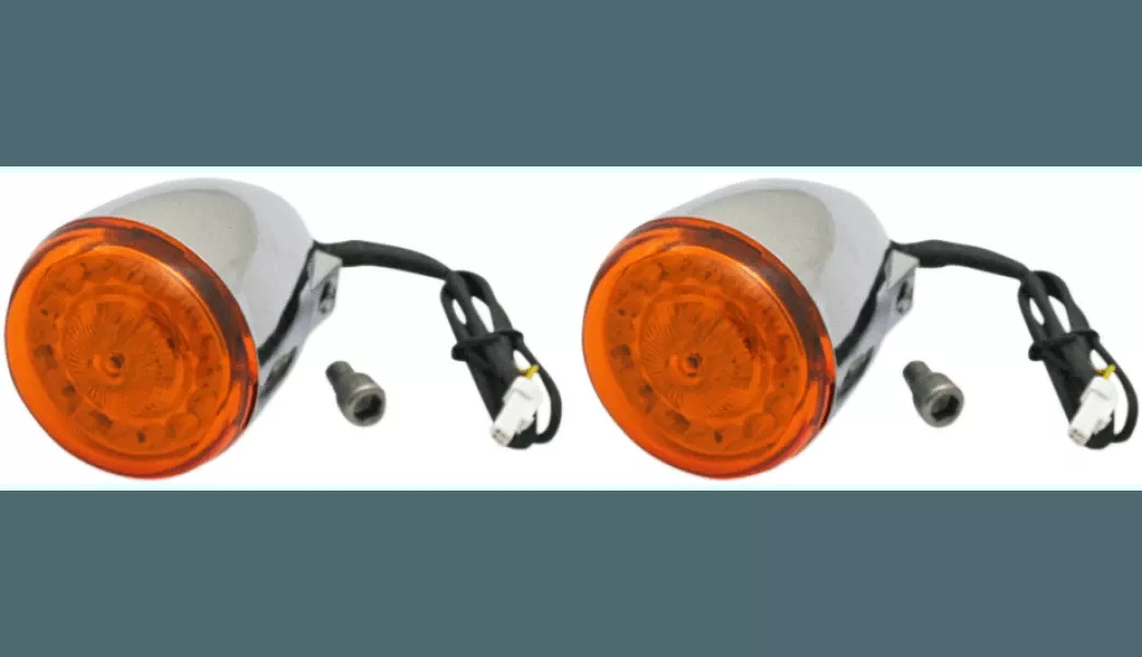 Custom Dynamics ProBeam LED Turn Signals for '15-21 Indian Touring - Chrome/Amber