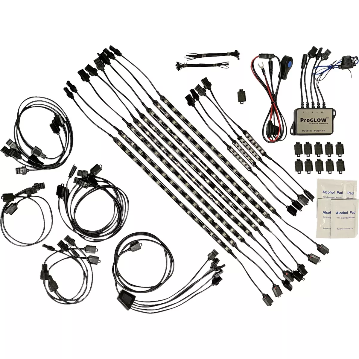 Custom Dynamics ProGLOW™ Light Kit - PG-TKE-KIT For Harley Touring 2009-2025