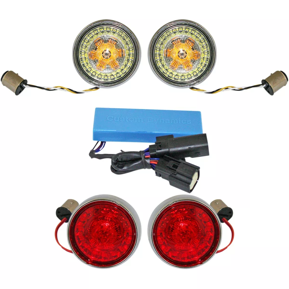 Custom Dynamics Tssm Turn Signal Assembly – PB-SS-BB-C For Harley Touring 2010-2013