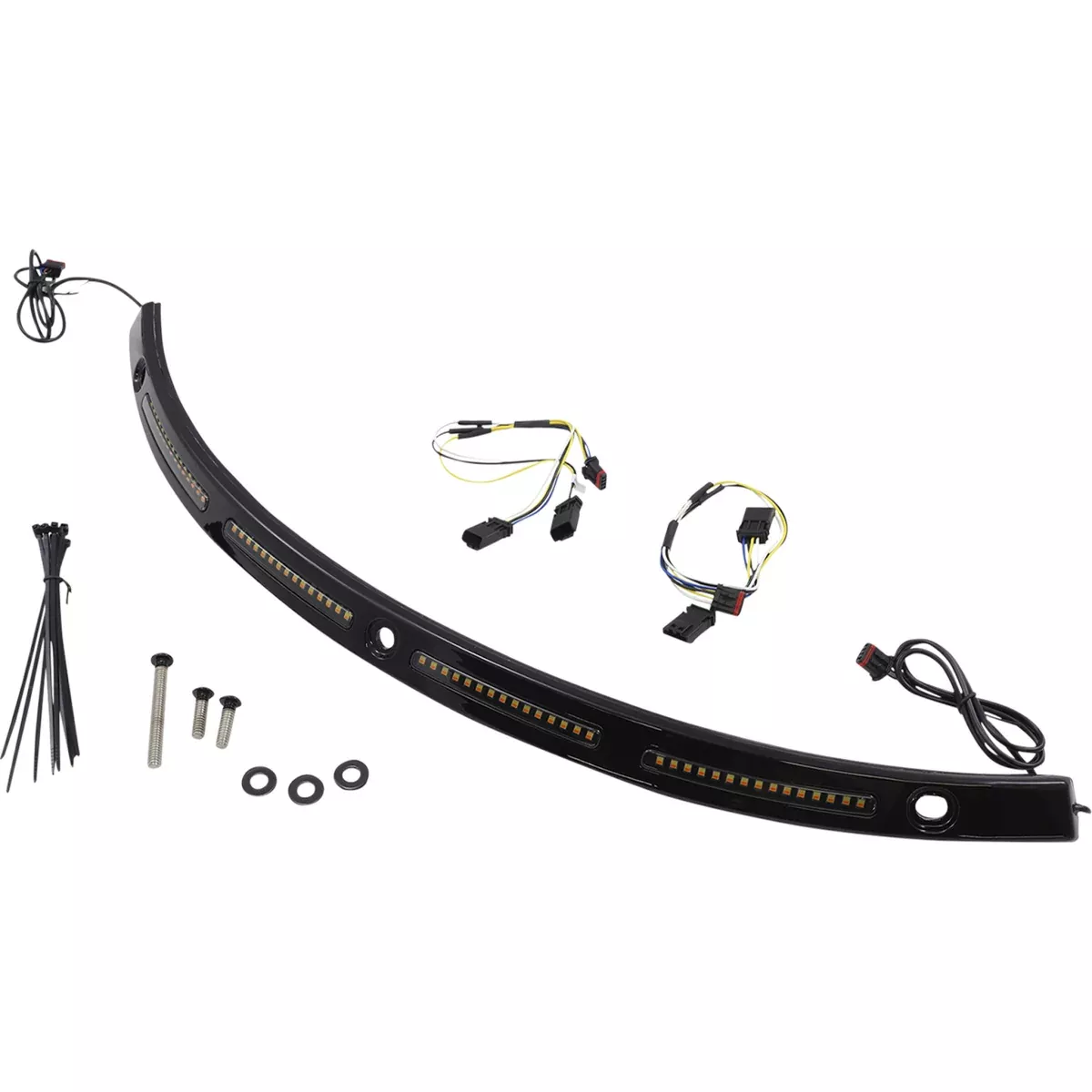 Custom Dynamics Windshield Trim - CD-WT2-SEQ-14-B For Harley Touring 2014-2025