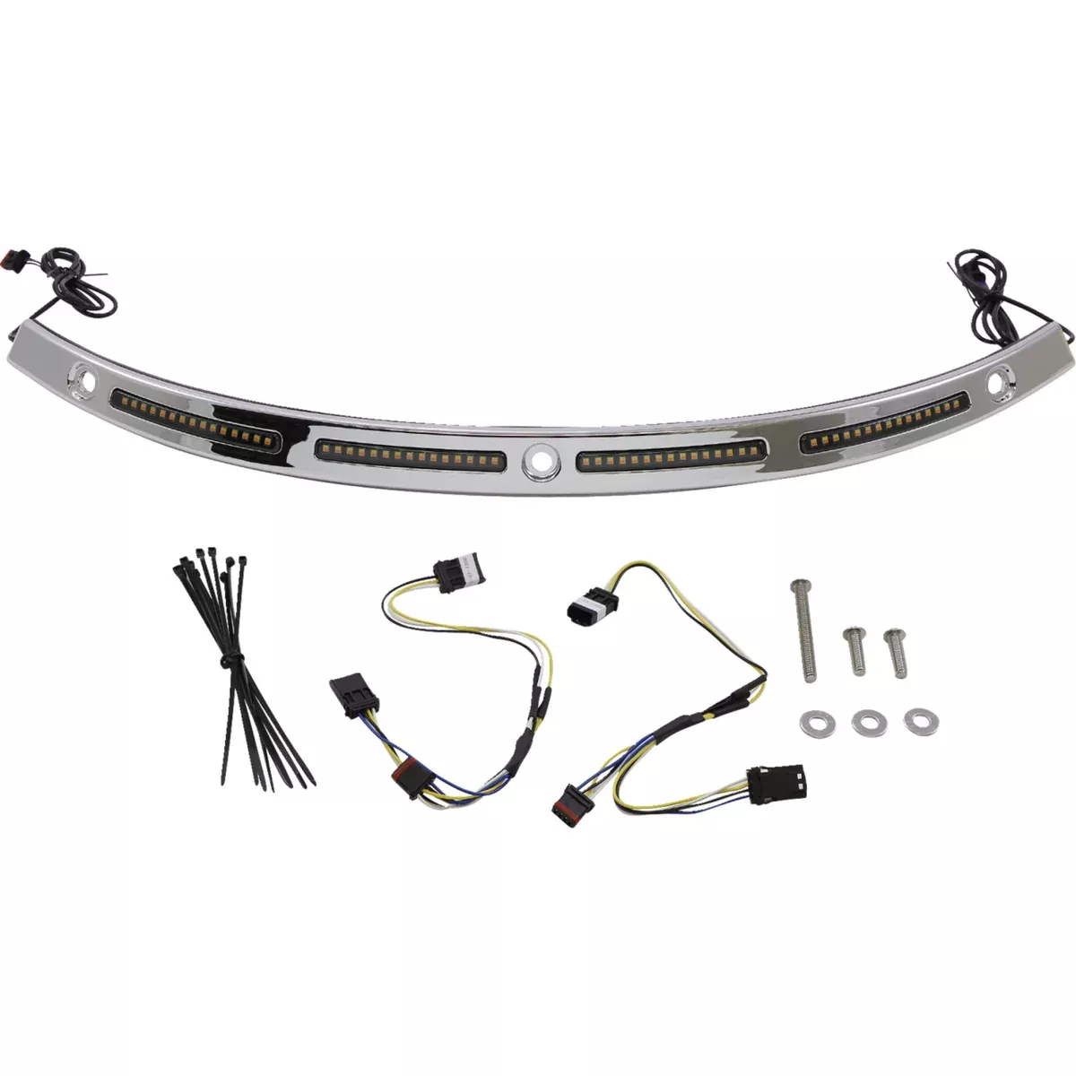 Custom Dynamics Windshield Trim - CD-WT2-SEQ-14-C For Harley Touring 2014-2025