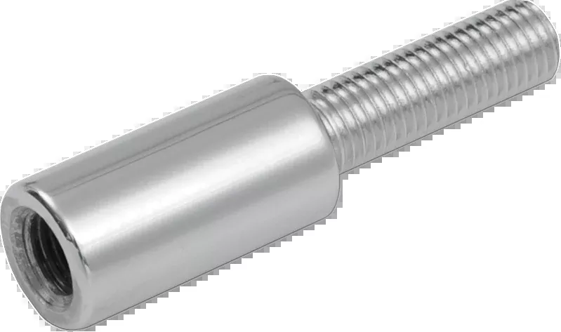 Cycle Visions Chrome Steel 2" Motorcycle Shift Rod Extension for Harley Davidson