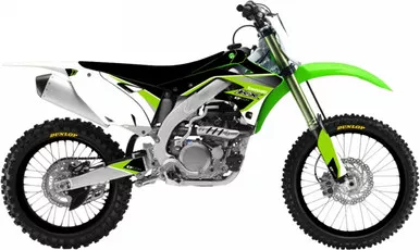 D Cor Kawasaki Raceline Graphics Complete Kit (White) – 20-20-456